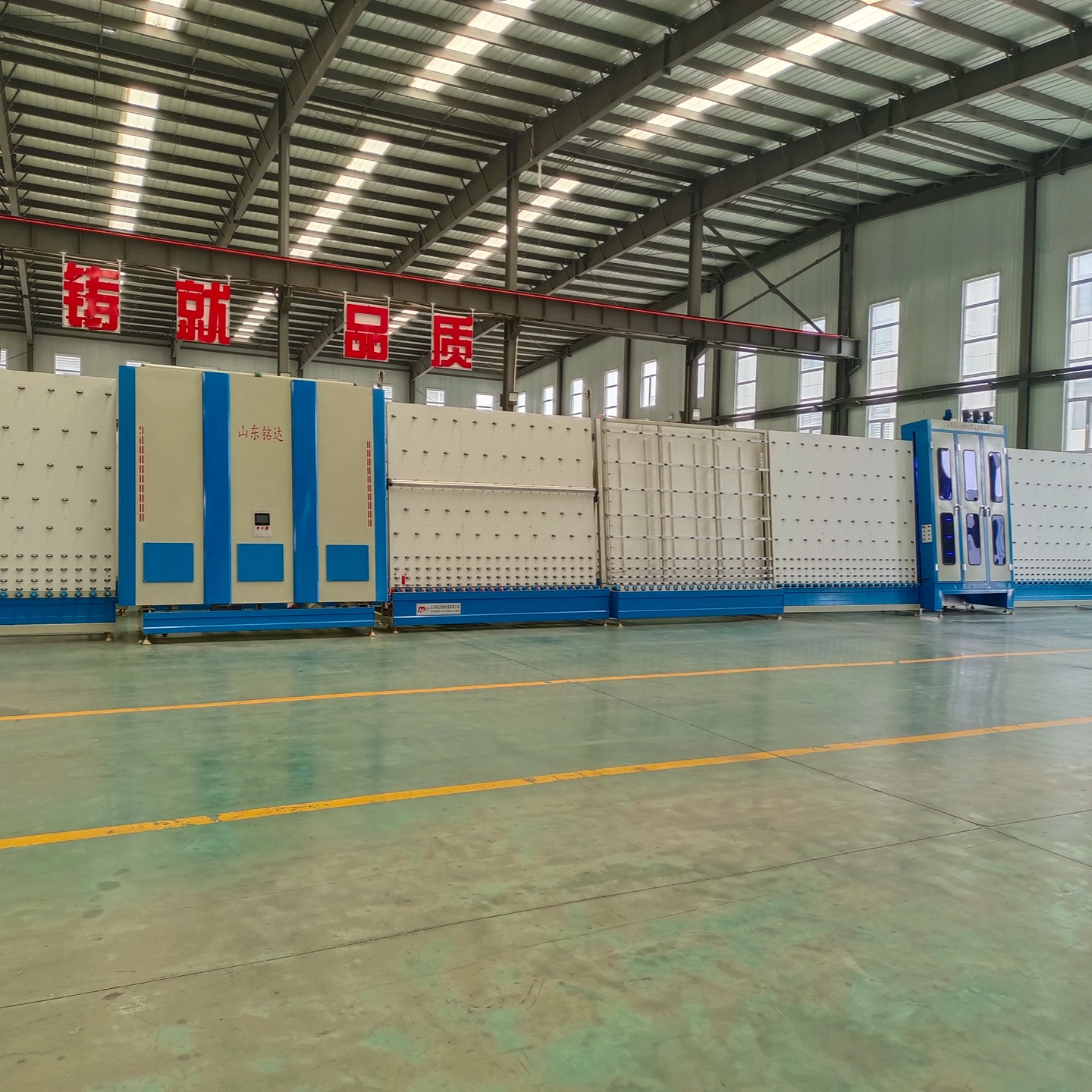 LBP2030 Automatic outer sealing lead screw plate pressing insulating glass production line