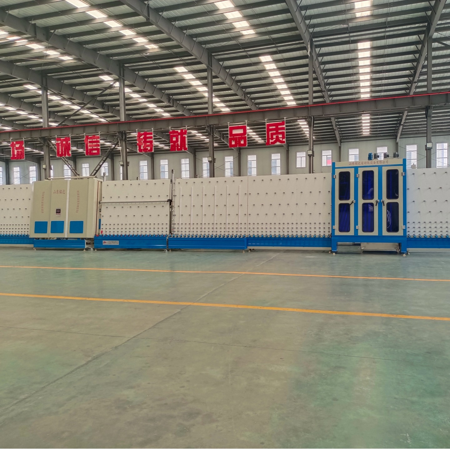 LBP2030 Automatic outer sealing lead screw plate pressing insulating glass production line